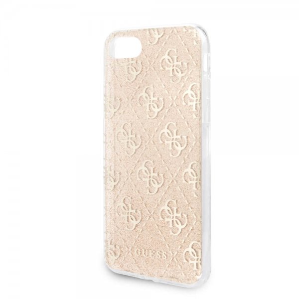 Guess iPhone 7/8/SE Deksel Glitter Cover Gull
