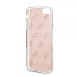 Guess iPhone 7/8/SE Deksel Glitter Cover Peony Rosa