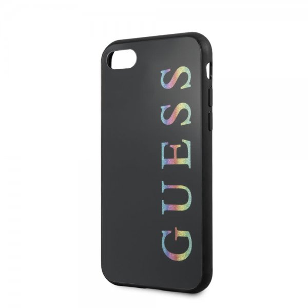 Guess iPhone 7/8/SE Deksel Glitter Cover Svart