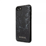 Guess iPhone 7/8/SE Deksel Marble Cover Svart