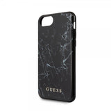 Guess iPhone 7/8/SE Deksel Marble Cover Svart