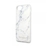 Guess iPhone 7/8/SE Deksel Marble Cover Hvit