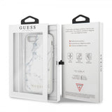 Guess iPhone 7/8/SE Deksel Marble Cover Hvit