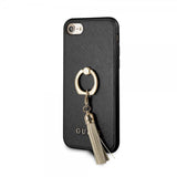 Guess iPhone 7/8/SE Deksel med RingHolder Svart