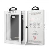 Guess iPhone 7/8/SE Deksel Silikoni Logo Svart