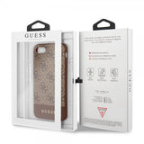 Guess iPhone 7/8/SE Deksel Stripe Cover Brun