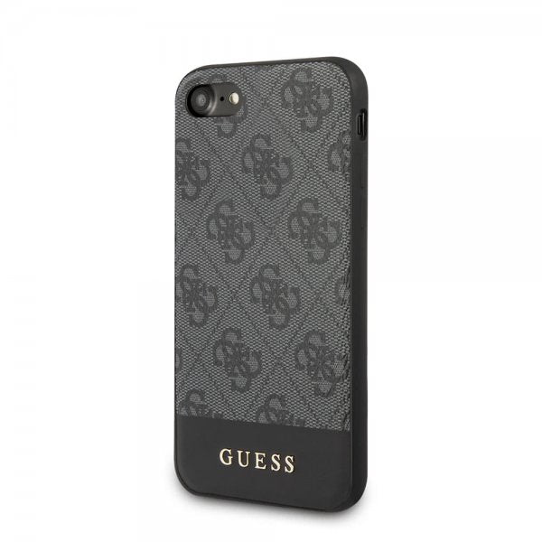 Guess iPhone 7/8/SE Deksel Stripe Cover Grå