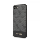 Guess iPhone 7/8/SE Deksel Stripe Cover Grå