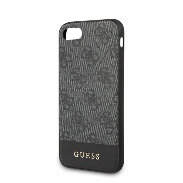 Guess iPhone 7/8/SE Deksel Stripe Cover Grå