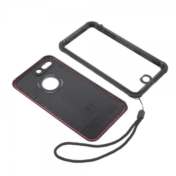 Redpepper iPhone 7 Plus/iPhone 8 Plus Deksel Vanntett IP68 Svart