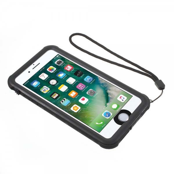 Redpepper iPhone 7 Plus/iPhone 8 Plus Deksel Vanntett IP68 Svart
