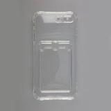iPhone 7 Plus/iPhone 8 Plus Deksel Kortholder Støtsikker Transparent
