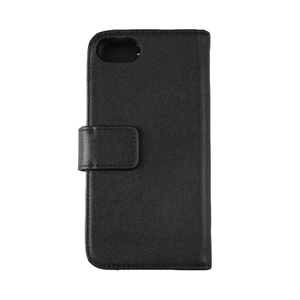 Rvelon iPhone 7/8/SE Etui Ekte Skinn Svart