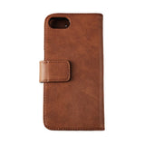 Rvelon iPhone 7/8/SE Etui Ekte skinn Kortlommer Brun