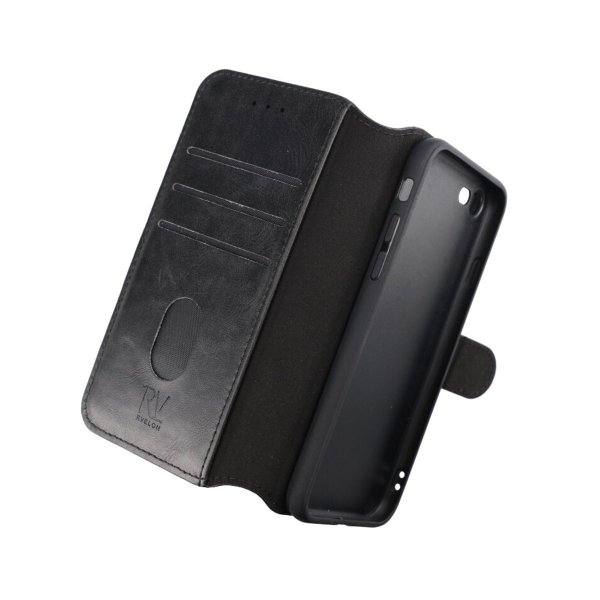 Rvelon iPhone 7/8/SE Etui Detachable Wallet Case Svart