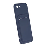 iPhone 7/iPhone 8/iPhone SE 2020/iPhone SE 2022 Deksel Kortholder Blå