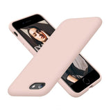 Rvelon iPhone 7/8/SE Deksel Silikon Beige