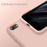 Rvelon iPhone 7/8/SE Deksel Silikon Beige