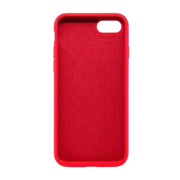 Rvelon iPhone 7/8/SE Deksel Silikon Rød