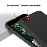 Rvelon iPhone 7/8/SE Deksel Silikon Svart