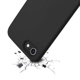 Rvelon iPhone 7/8/SE Deksel Silikon Svart