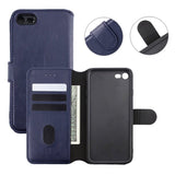 Rvelon iPhone 7/iPhone 8/iPhone SE 2020/iPhone SE 2022 Etui Detachable Wallet Case Blå