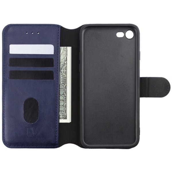 Rvelon iPhone 7/iPhone 8/iPhone SE 2020/iPhone SE 2022 Etui Detachable Wallet Case Blå