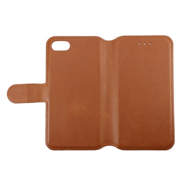Rvelon iPhone 7/8/SE Etui Detachable Wallet Case Brun