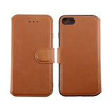 Rvelon iPhone 7/8/SE Etui Utbrettbar Kortlomme Brun