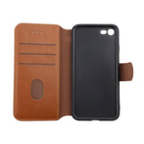 Rvelon iPhone 7/8/SE Etui Utbrettbar Kortlomme Brun