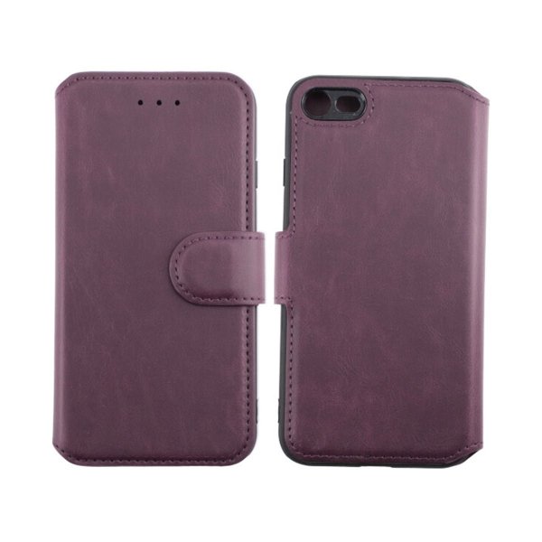 Rvelon iPhone 7/8/SE Etui Utbrettbar Kortlomme Lilla