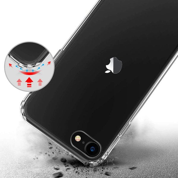Rvelon iPhone 7/8/SE Deksel TPU Transparent