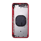iPhone 8 bakside med komplett ramme - rød