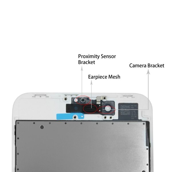 iPhone 8 Plus LCD Skjerm Refurbished - Hvit