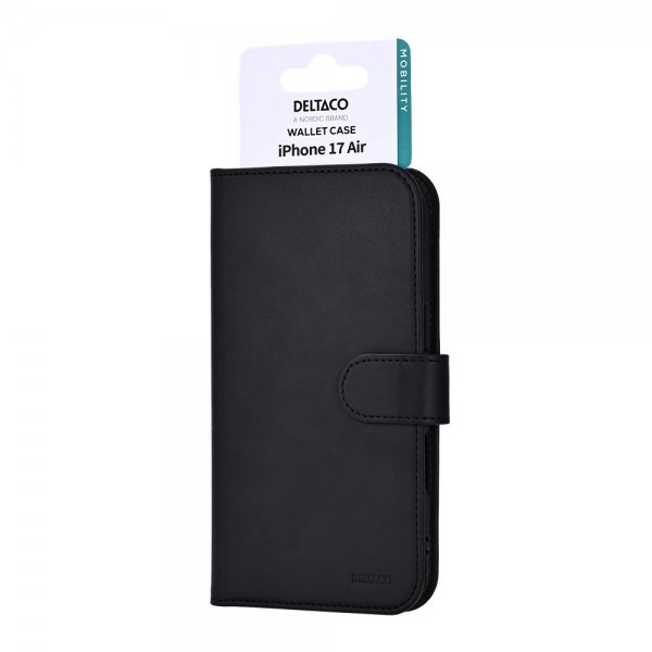 Deltaco iPhone Air Etui Lommebok Svart
