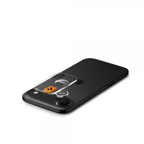 Spigen iPhone Air Kamerabeskytter GLAS.tR EZ Fit Optik Pro 2-pakning Sølv