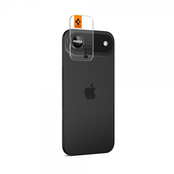 Spigen iPhone Air Kamerabeskytter GLAS.tR EZ Fit Optik Pro 2-pakning Svart