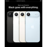 Spigen iPhone Air Kamerabeskytter GLAS.tR EZ Fit Optik Pro 2-pakning Svart