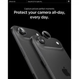 Spigen iPhone Air Kamerabeskytter GLAS.tR EZ Fit Optik Pro 2-pakning Svart