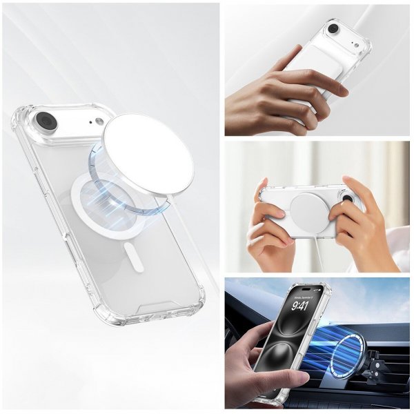 4smarts iPhone Air Deksel Ibiza MagSafe Transparent
