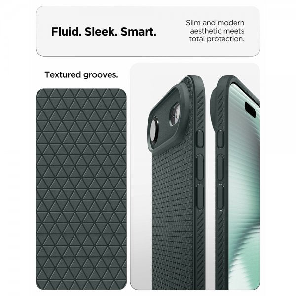 Spigen iPhone Air Deksel Liquid Air Abyss Green