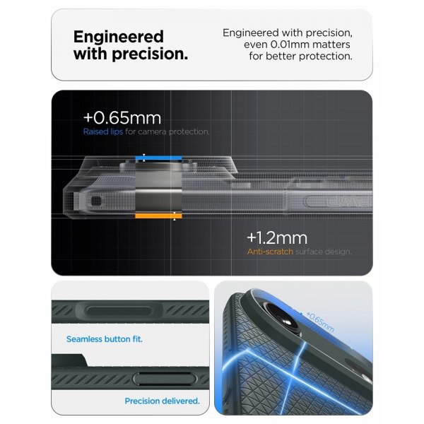 Spigen iPhone Air Deksel Liquid Air Abyss Green