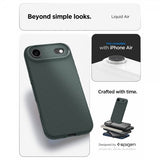 Spigen iPhone Air Deksel Liquid Air Abyss Green