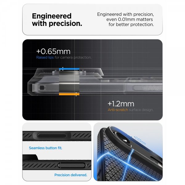 Spigen iPhone Air Deksel Liquid Air Matte Black