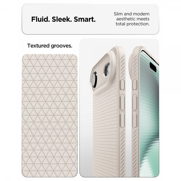 Spigen iPhone Air Deksel Liquid Air Natural Titanium