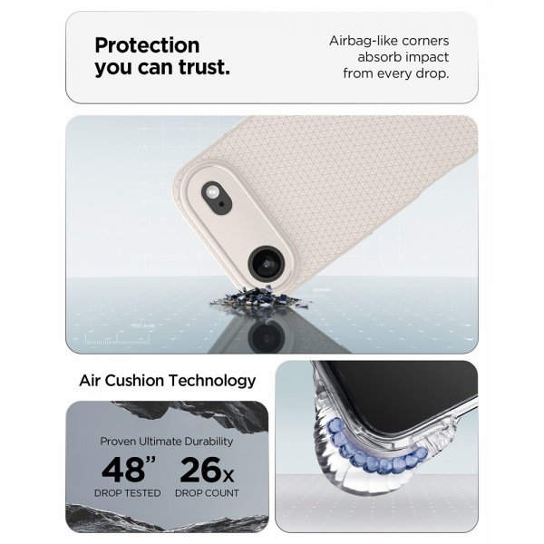Spigen iPhone Air Deksel Liquid Air Natural Titanium
