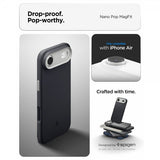 Spigen iPhone Air Deksel Nano Pop MagFit Black Sesame