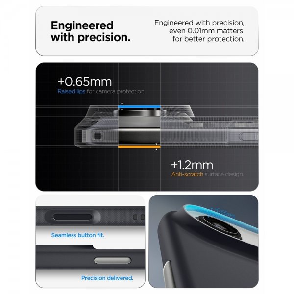 Spigen iPhone Air Deksel Nano Pop MagFit Black Sesame