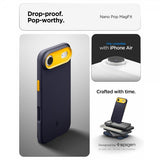Spigen iPhone Air Deksel Nano Pop MagFit Blueberry Navy
