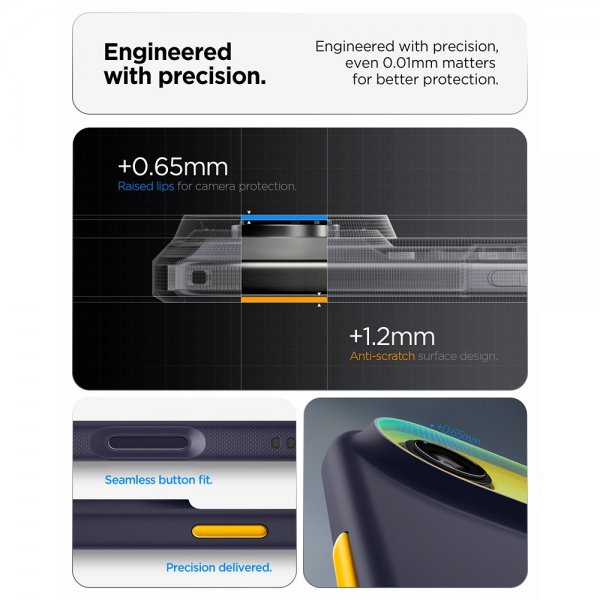 Spigen iPhone Air Deksel Nano Pop MagFit Blueberry Navy